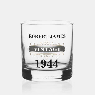 Verre À Whisky Vintage N'importe quel anniversaire