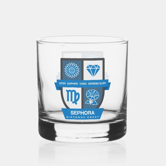 Verre À Whisky Virgo Birthday Crest™ for September 1-22 (Recto)