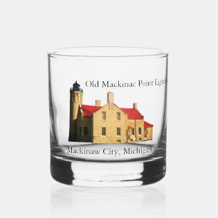 Verre À Whisky Vitre du phare Old Mackinac Point