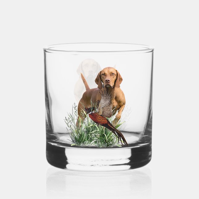 Verre À Whisky Vizsla Art hongrois (Recto)