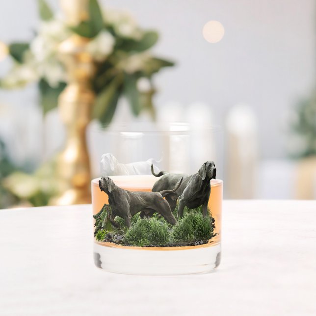 Verre À Whisky Weimaraners (Insitu (Mariage))