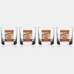 Verre À Whisky Wisconsin Sortir Votre État Depuis 1848