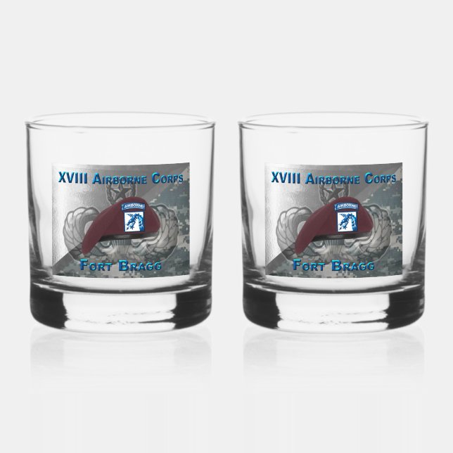 VERRE À WHISKY XVIII AIRBORNE CORPS (Recto)