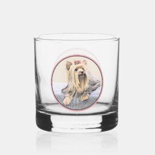 Verre À Whisky Yorkshire Terrier Peinture - Cute Original Chien A