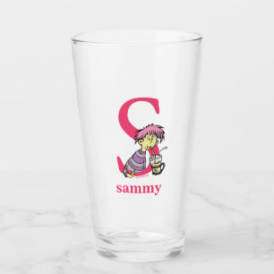 Verre ABC du Dr Seuss : Lettre S - Rose Ajouter Votre