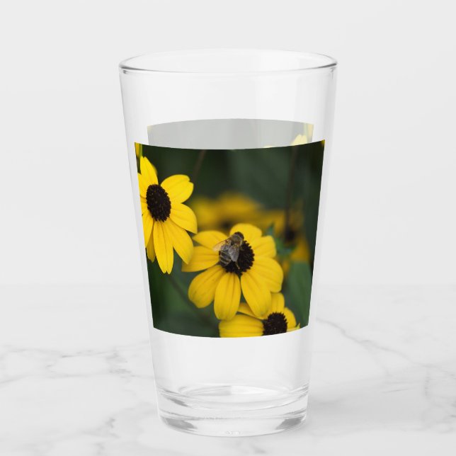 Verre abeille en haut (Devant)