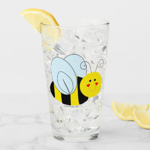 Verre Abeille mignonne