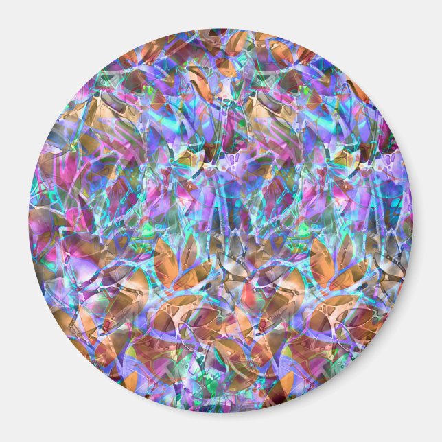 Verre Abstrait à aimants (Devant)