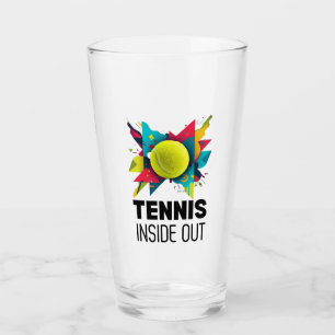 Verre Abstrait - Tennis à l'envers