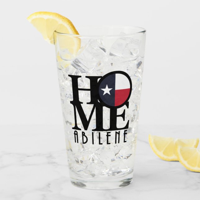 Verre ACCUEIL Abilene Texas (Devant glace)