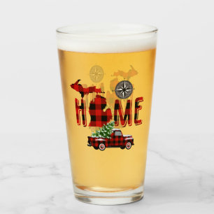 Verre Accueil au Michigan Camion Buffalo Plaid Compa