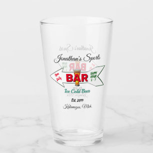 Verre Accueil Bar de sport Bière Soda Tumblasse Lunettes