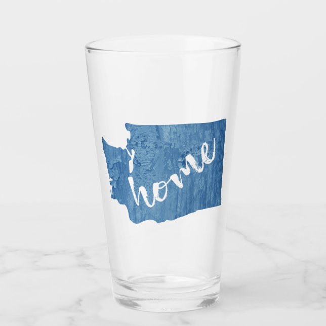 Verre Accueil Grain de Bois de l'État de Washington (Devant)