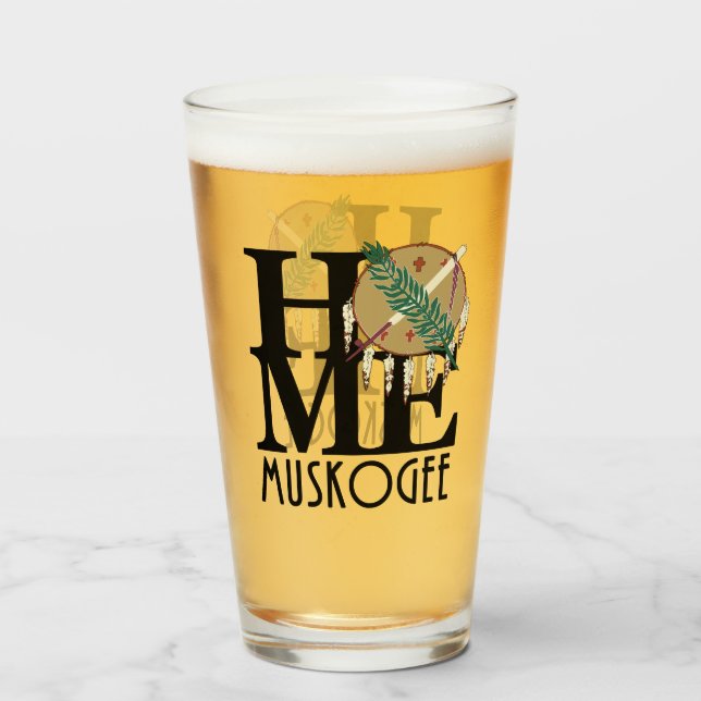 Verre ACCUEIL Muskogee Oklahoma (Dos (rempli))