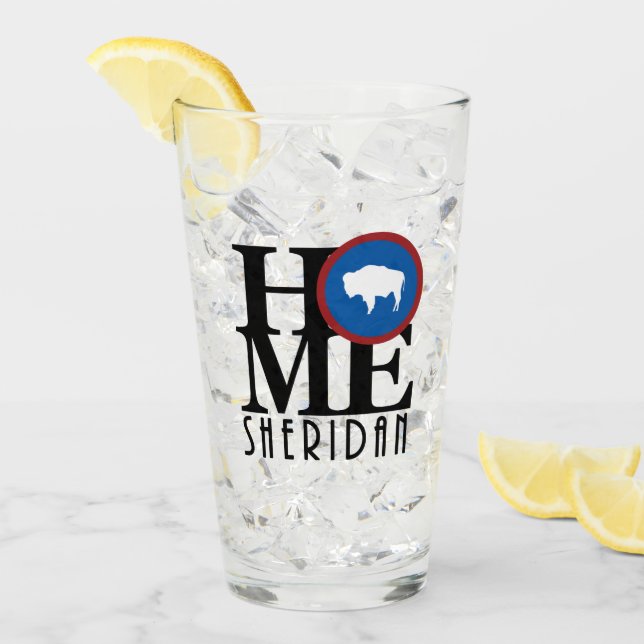 Verre ACCUEIL Sheridan Wyoming (Devant glace)