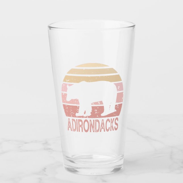 Verre Adirondacks Retro Bear (Devant)