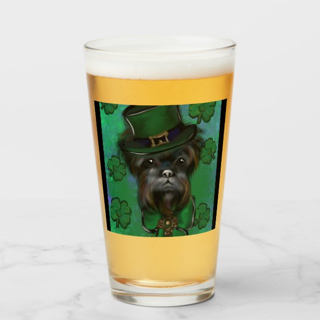 VERRE AFFENPINSCHER (Devant (rempli))