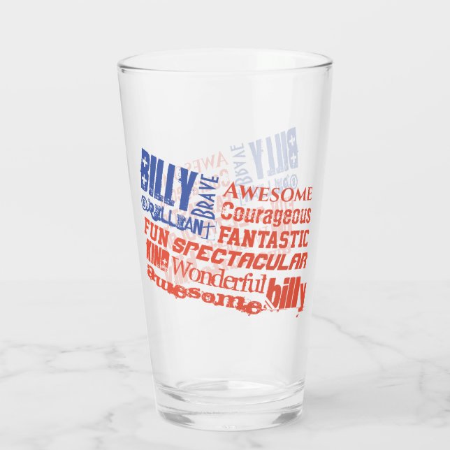 Verre Affirmations positives personnalisées avec nom Dra (Dos)