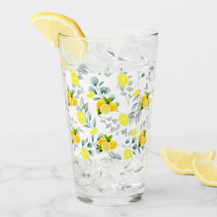 Verre Agrumes TROPICALES FRUITS D'ÉTÉ Citron orange tran