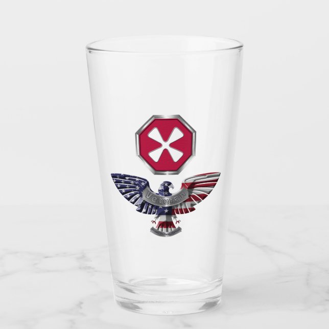 Verre Aigle vétéran de la 8e armée (Devant)