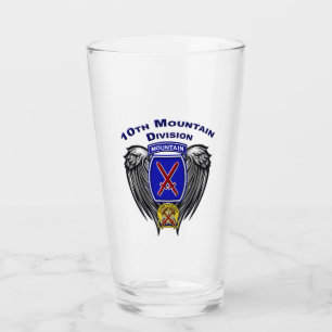Verre Ailes de la 10e division de montagne ”Monter à la