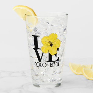 Verre AIMER Corail Gables Hibiscus Jaune