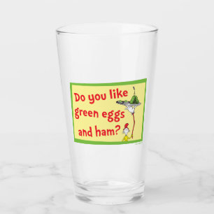 Verre Aimez-vous les œufs verts et le jambon ?