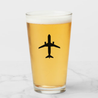 Verre Airplane Pint Glass