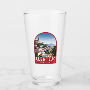 Verre Alentejo Portugal Travel Art Vintage