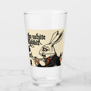 Verre Alice Lapin Blanc Classique Wonderland