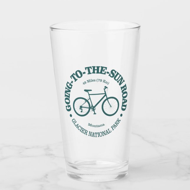 Verre Aller au soleil (vélo) (Devant)