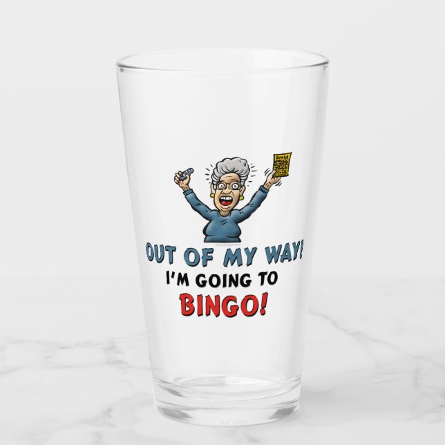 Verre Amateurs de bingo (Devant)