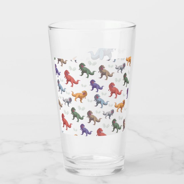 Verre Amazing dinosaur glass cup (Dos)