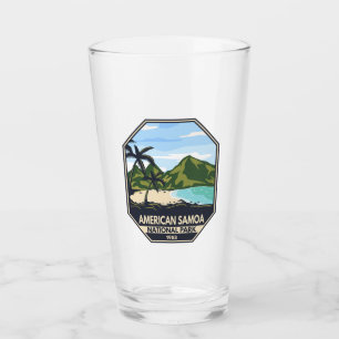 Verre American Samoa National Park Retro Emblem