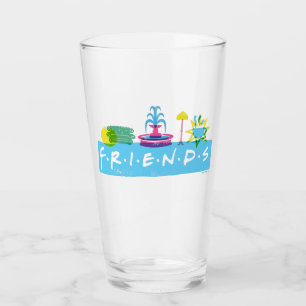 Verre AMIS™   Logo avec icônes