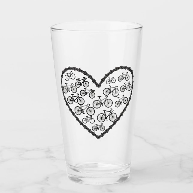 Verre Amour de vélo (Devant)