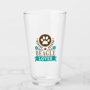 Verre Amoureux des chiens beagle