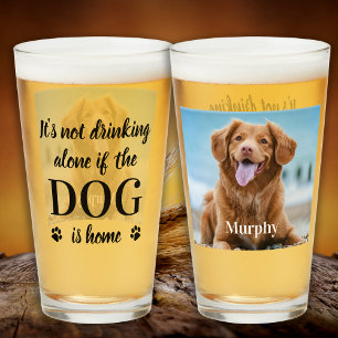 Verre Amoureux des chiens Beer Lover Funny Personnalisé