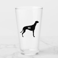 Amoureux des chiens personnalisé Greyhound Silhoue