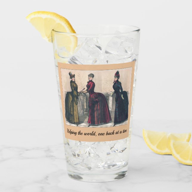 Verre Amusement pour Physio, massothérapeute ou chiropra (Devant glace)