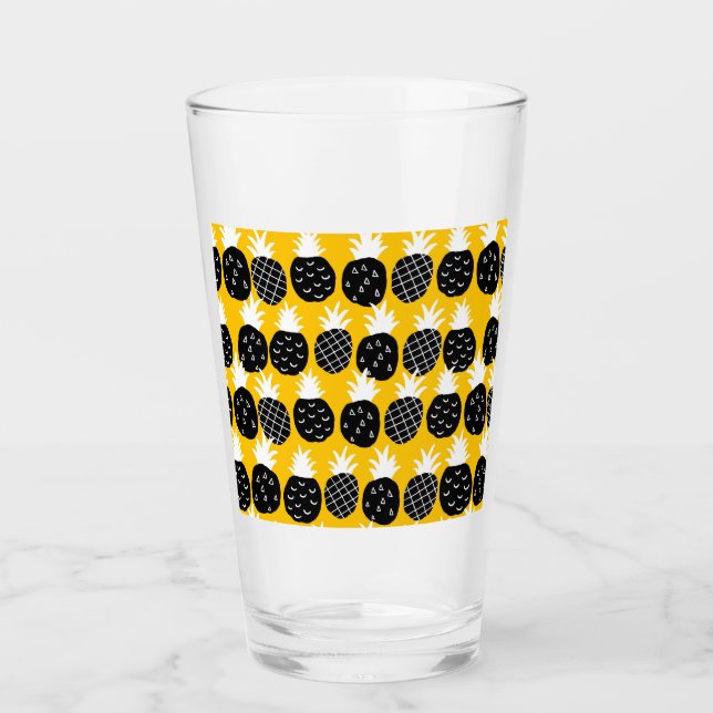 Verre Ananas noir (Devant)