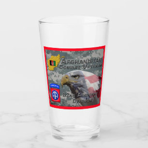 Verre « Ancien combattant afghan » - 82e division aéropo