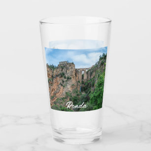 Verre Ancien pont historique à Ronda, Espagne