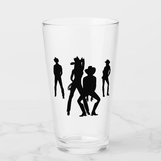 Verre Ancienne danse en ligne (Devant)