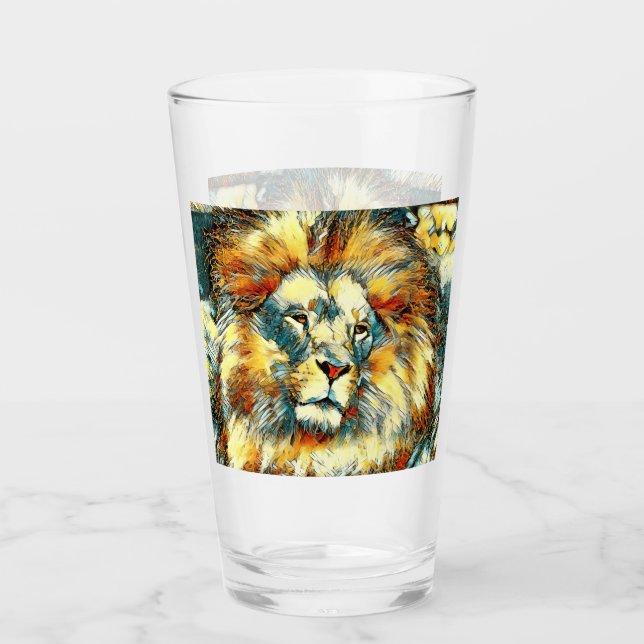 Verre AnimalArt_Lion_07 (Devant)