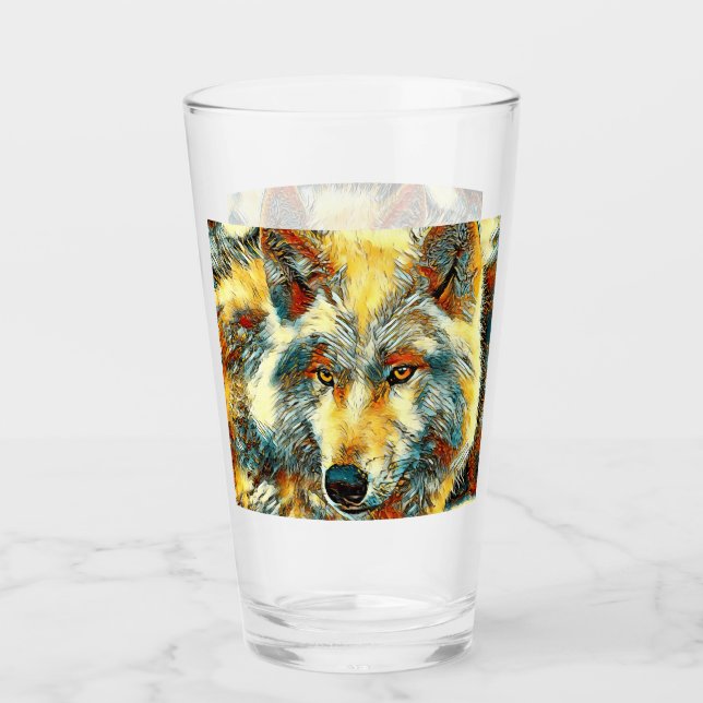 Verre AnimalArt_Wolf_004 (Devant)