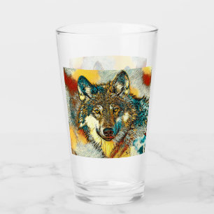 Verre AnimalArt_Wolf_010
