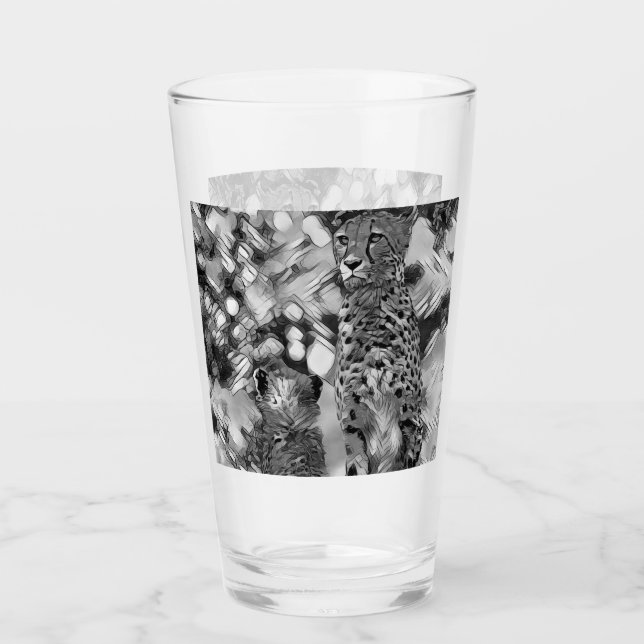 Verre AnimalArtBW_Cheetah_008 (Devant)