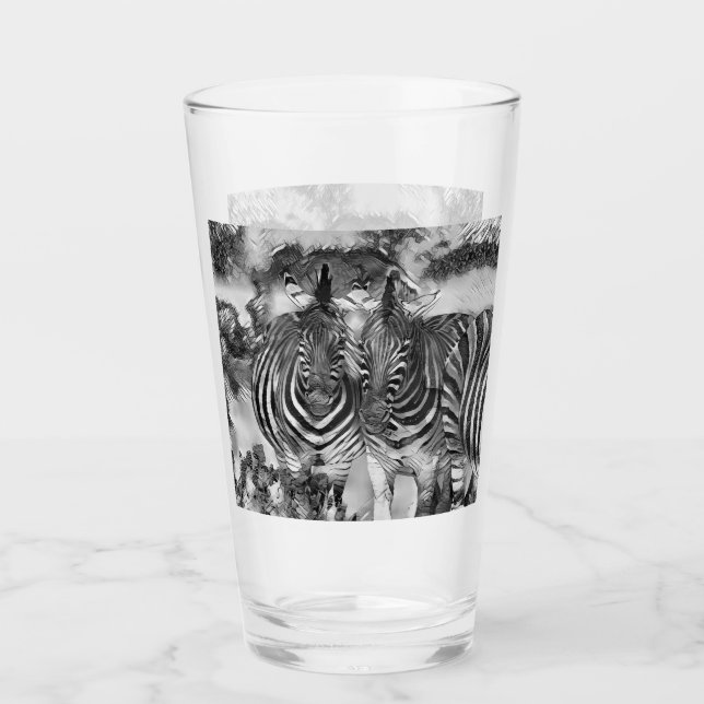 Verre AnimalArtBW_Zebra_012 (Devant)