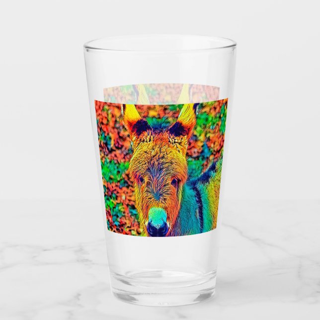 Verre AnimalColor_Donkey_001 (Devant)